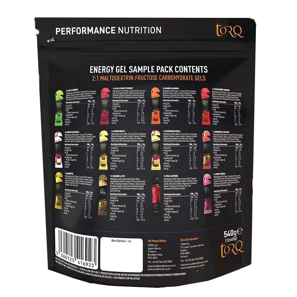 TORQ Energy Gel Sample Pack