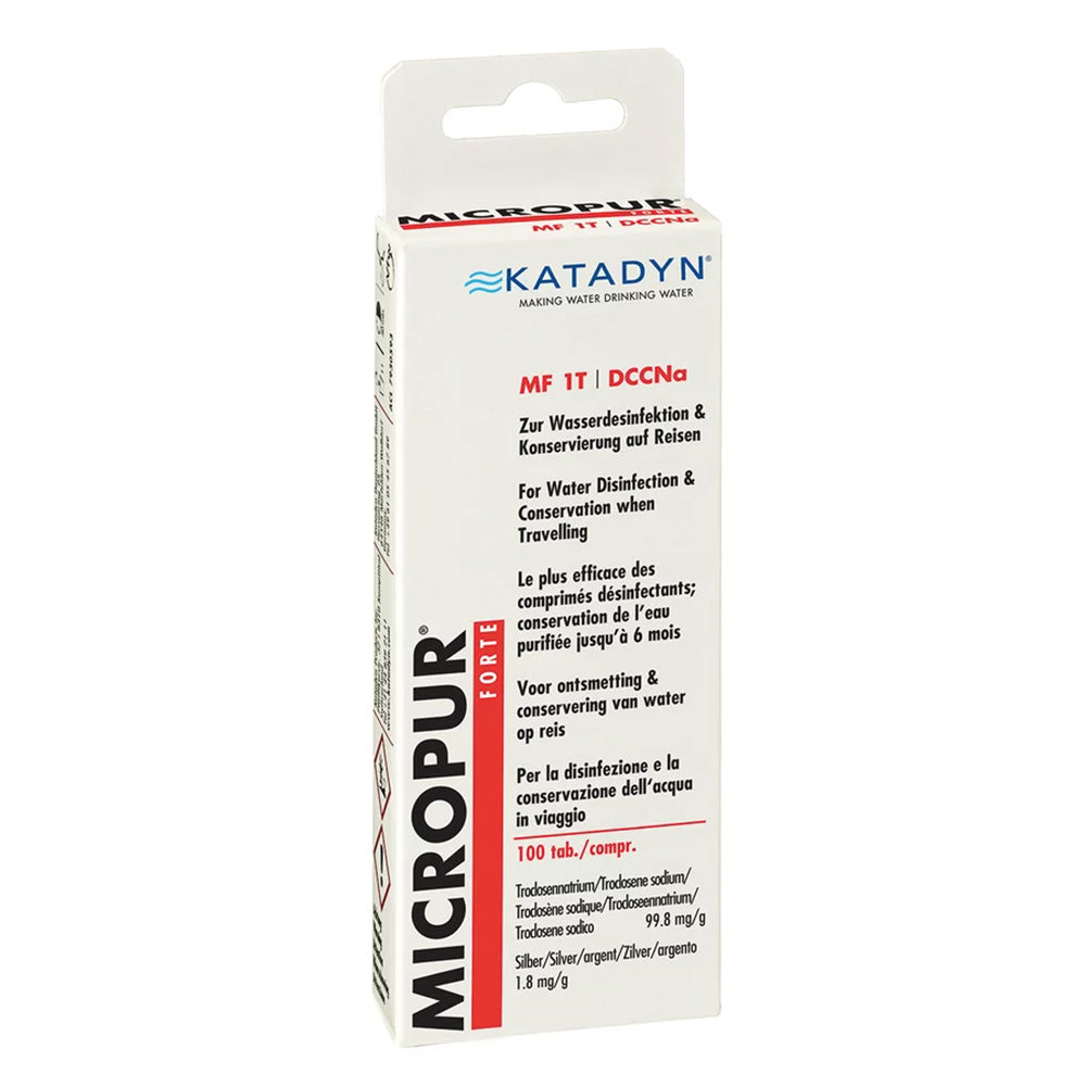 Katadyn Micropur Forte MF 1T DCCNa Tablets