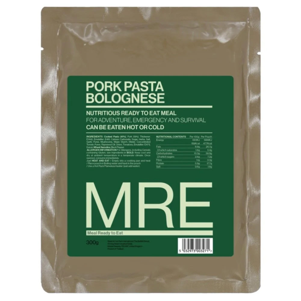 MRE Pork Pasta Bolognese