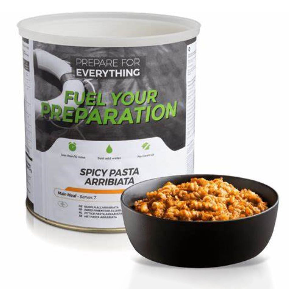 Fuel Your Preparation Freeze Dried Spicy Pasta Arrabiata 25 Year Tin