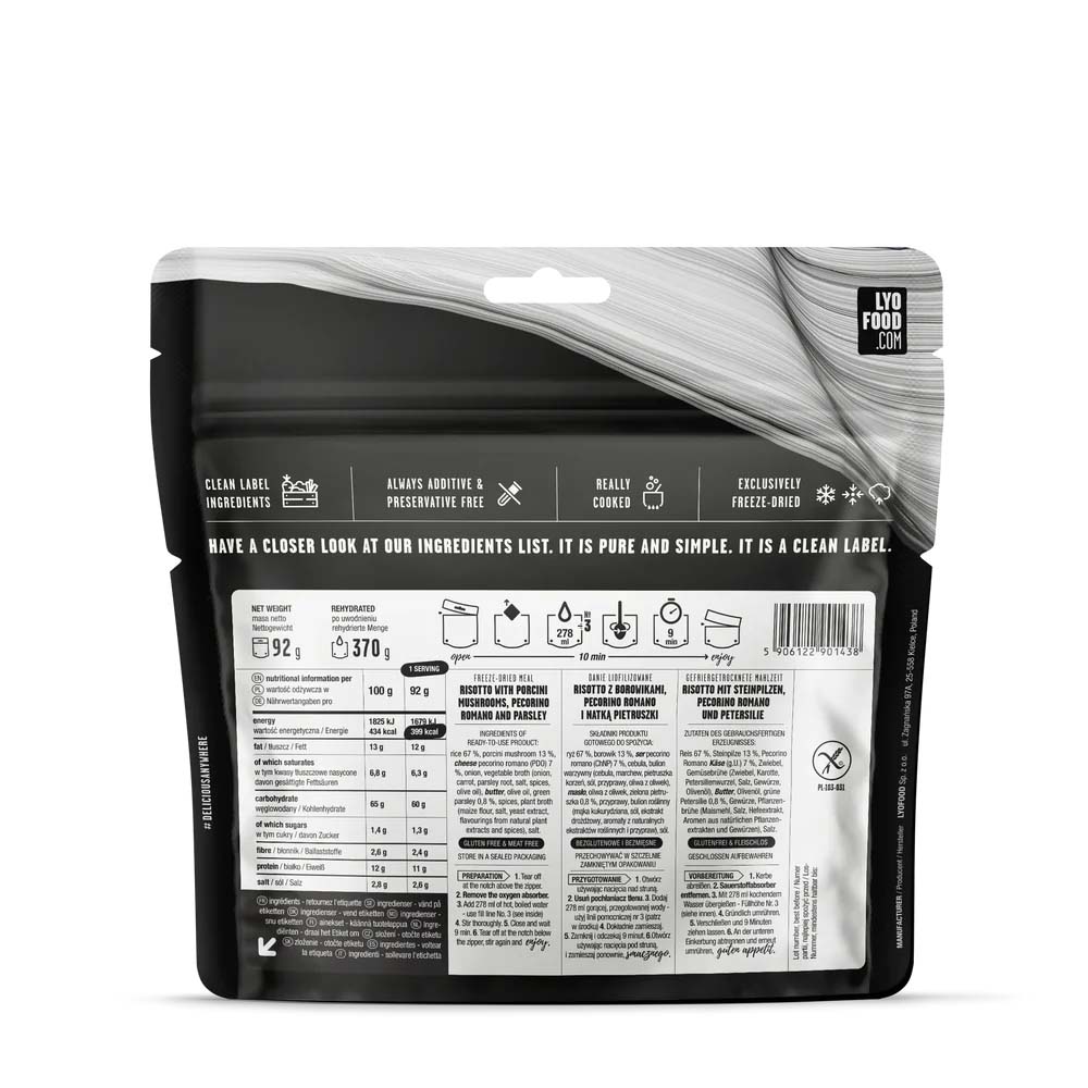 LYO Expedition Porcini Risotto