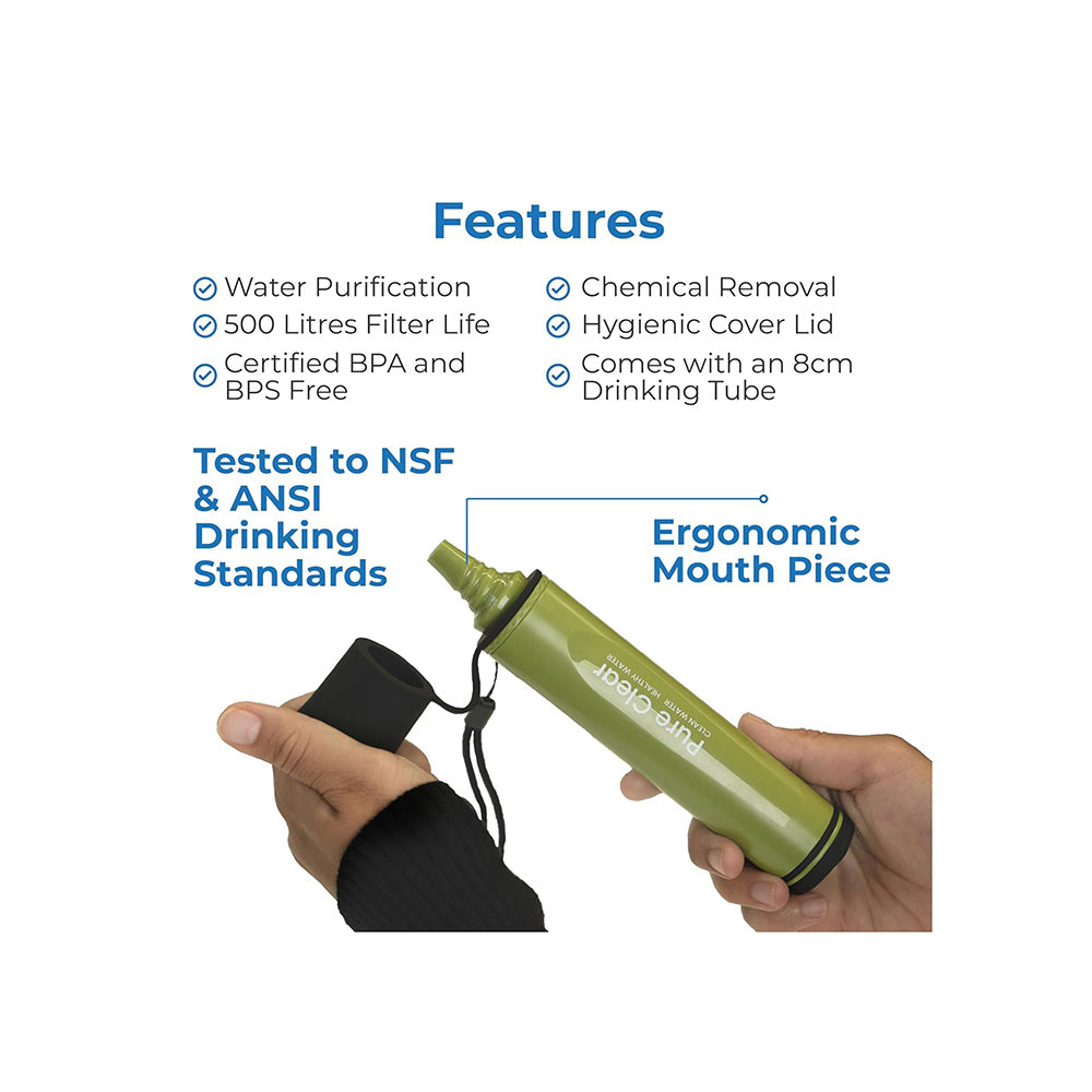 Pure Clear Life Filter Pro Survival Straw