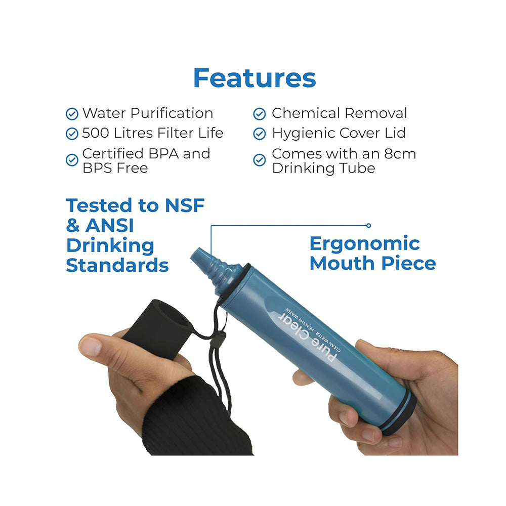 Pure Clear Life Filter Pro Survival Straw
