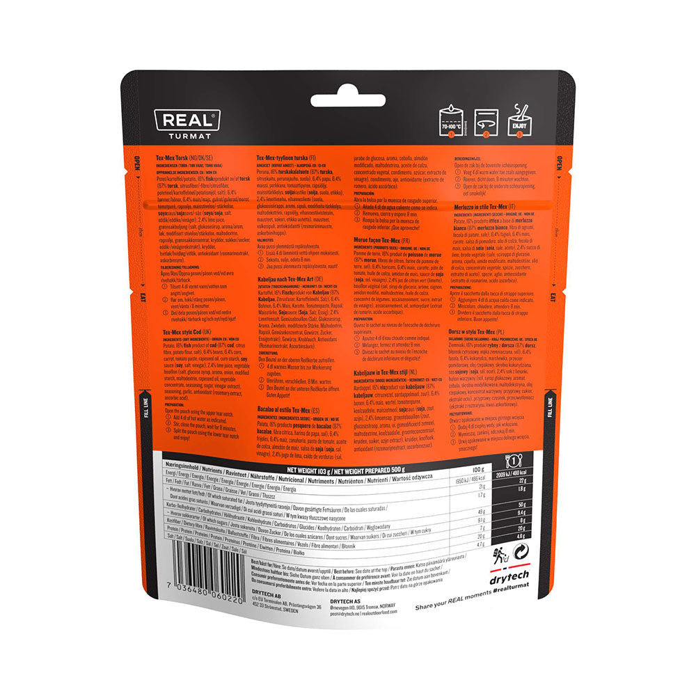 Real Turmat Tex-Mex Style Cod