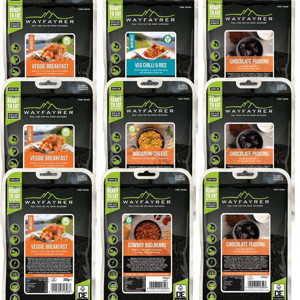 DofE Wet Expedition Food Ration Pack (Vegetarian) Gold