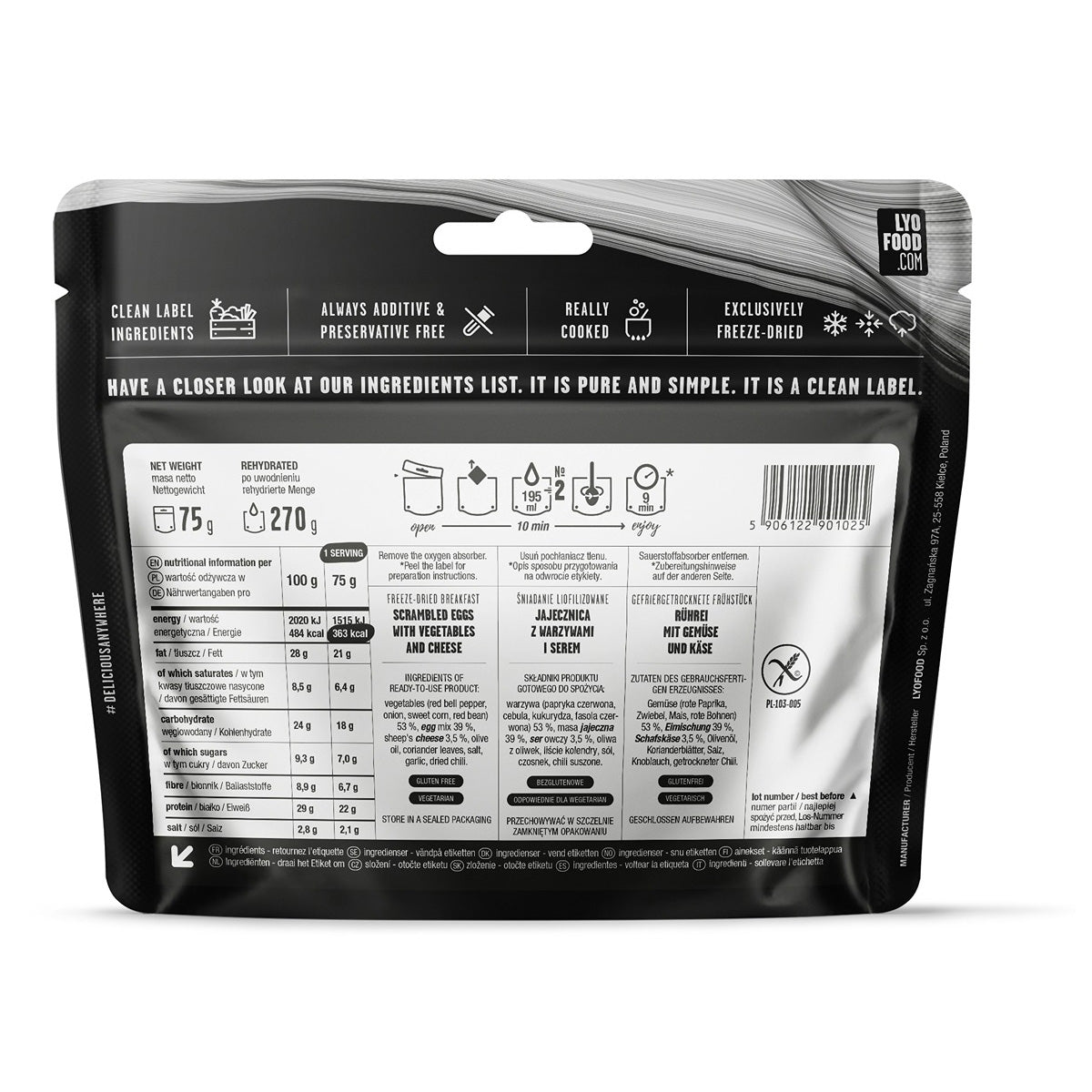 LYO Expedition Mexican Style Scrambled Eggs