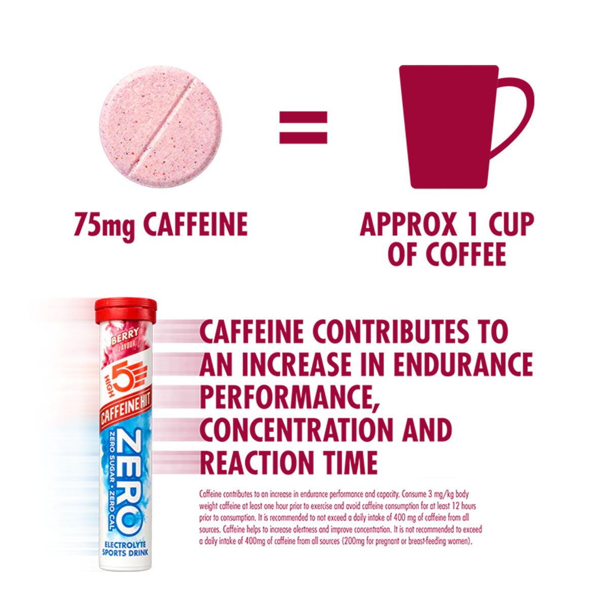 HIGH5 Zero Caffeine Hit | Berry
