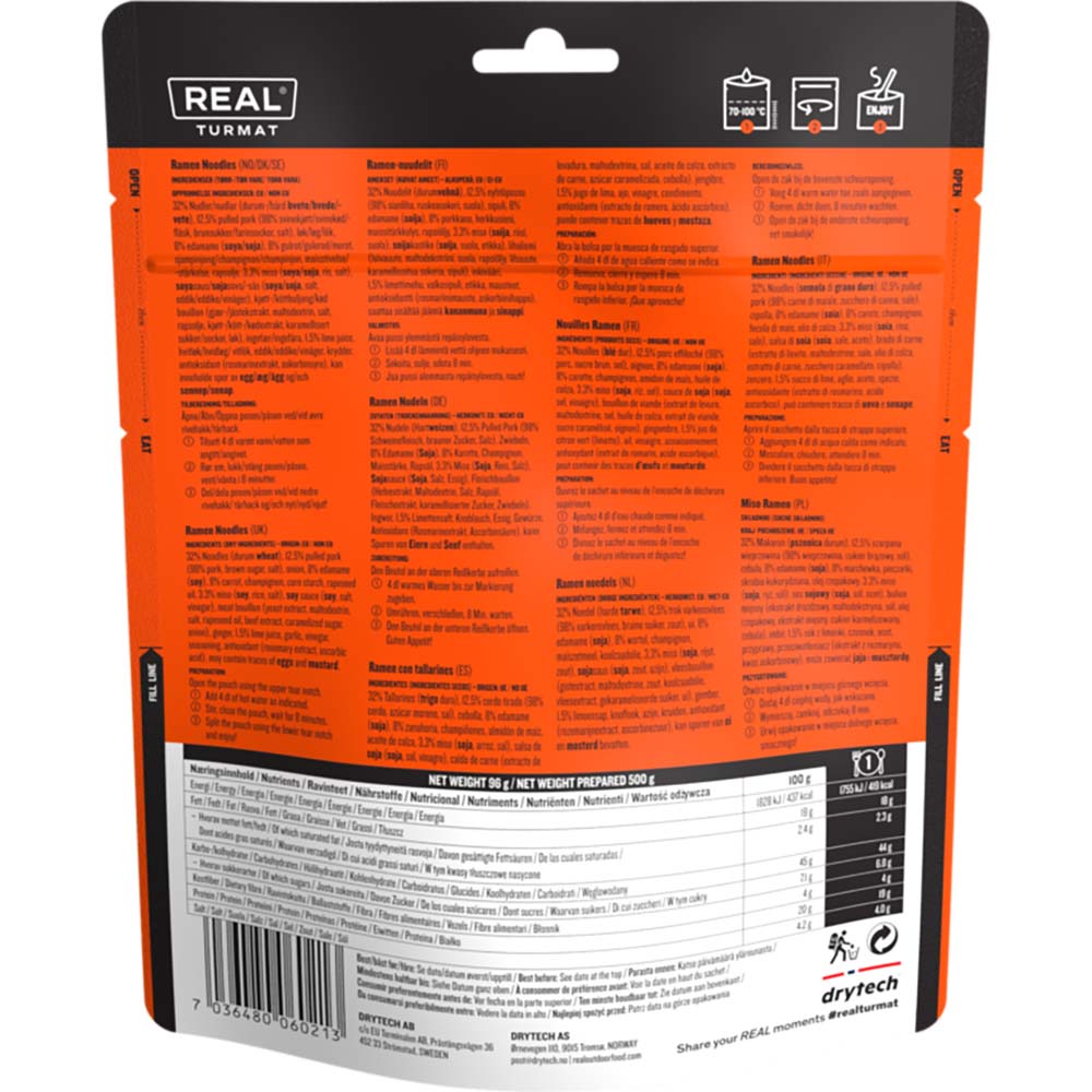 Real Turmat Ramen with Noodles