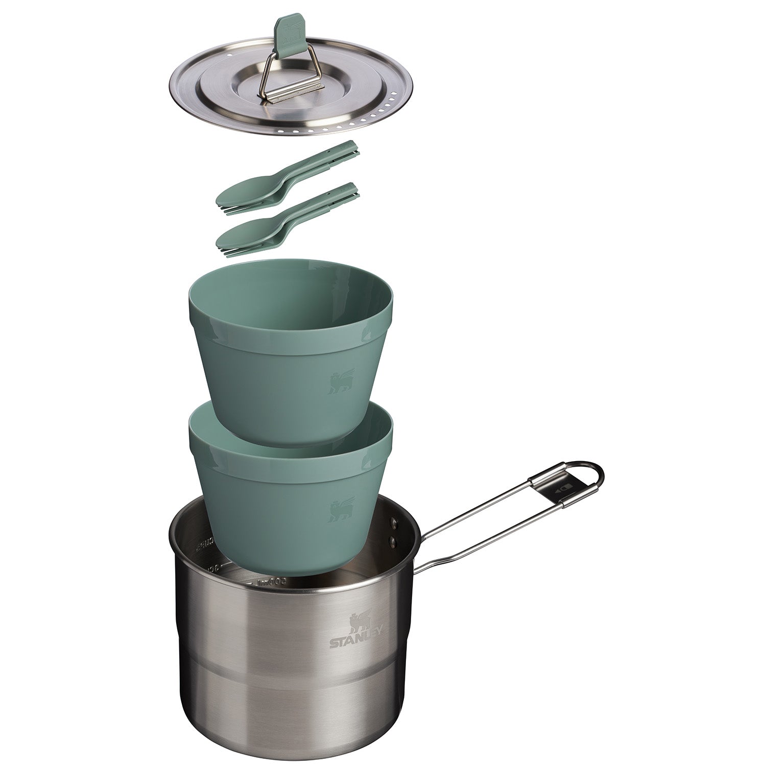 Stanley Wildfare Go Two Bowl Prep & Cook Set | 8-Piece Set | 1.1 L