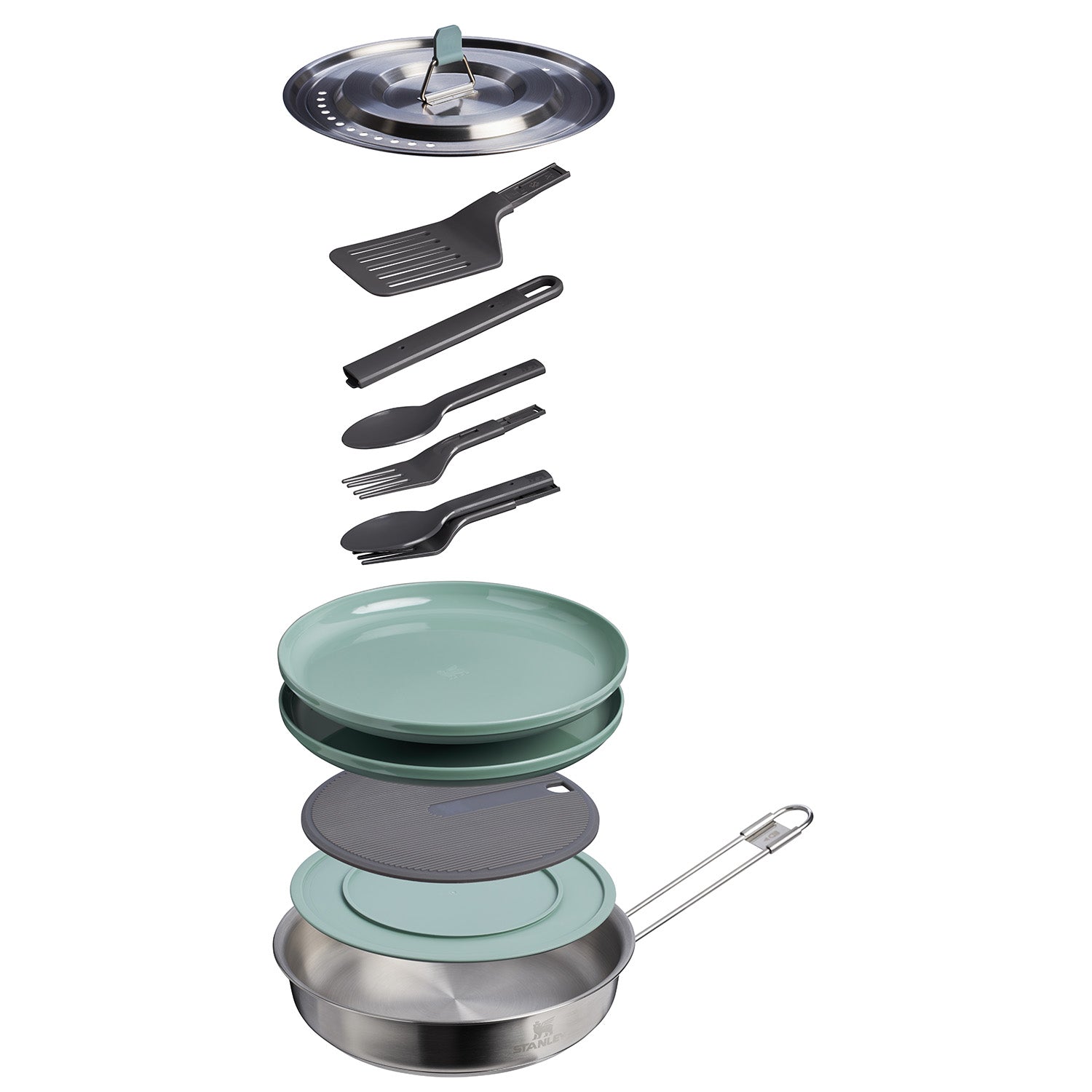 Stanley Wildfare Core Fry Pan Cookset | 12-Piece Set | 8 IN