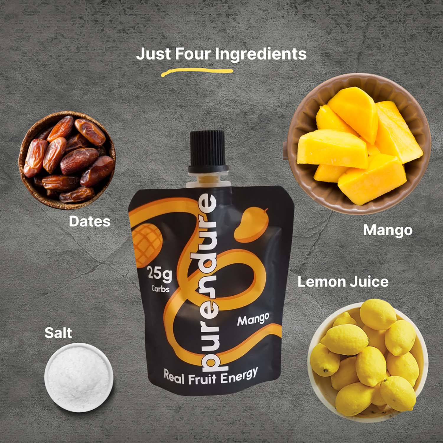 Purendure Mango Natural Energy Gel