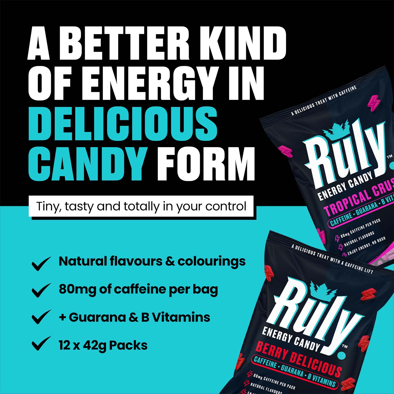 Ruly Energy Sweets | Cherry Caffeine