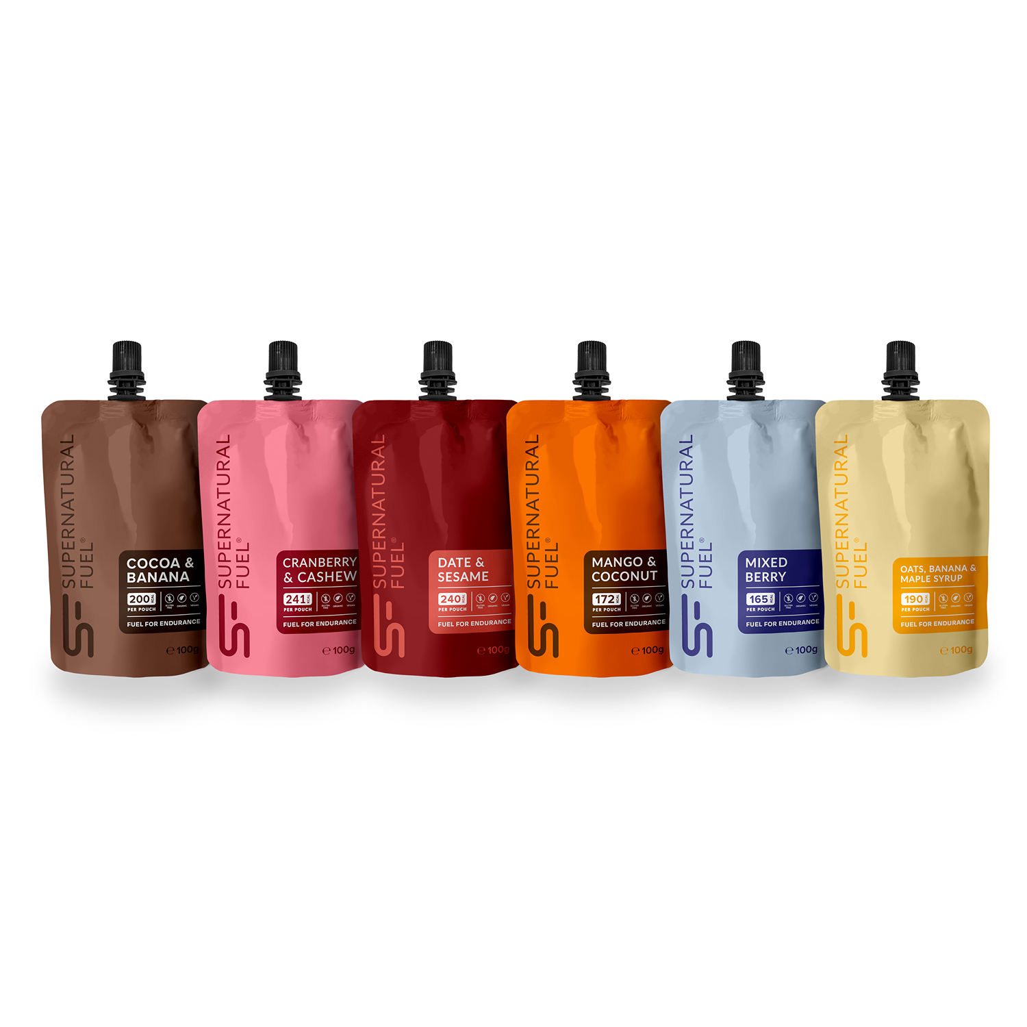 Supernatural Fuel Taster Box of Pouches (1 of each)