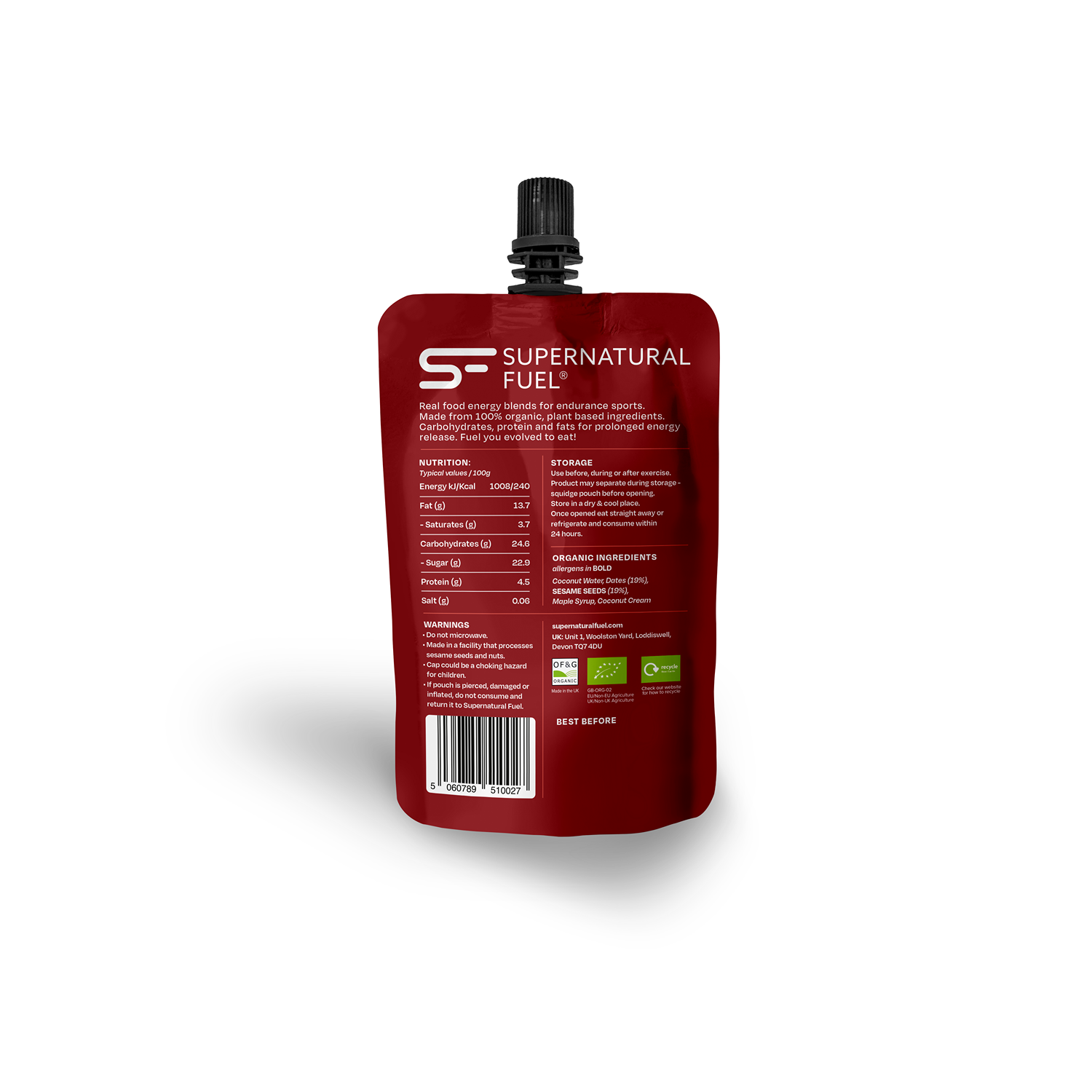 Supernatural Fuel Date & Sesame - BBD 17/02/2026