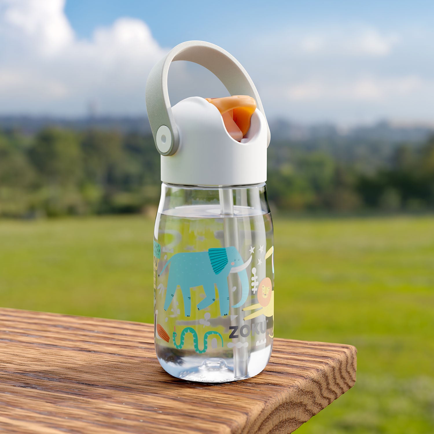 Zoku Flip Straw Bottle | 0.4L