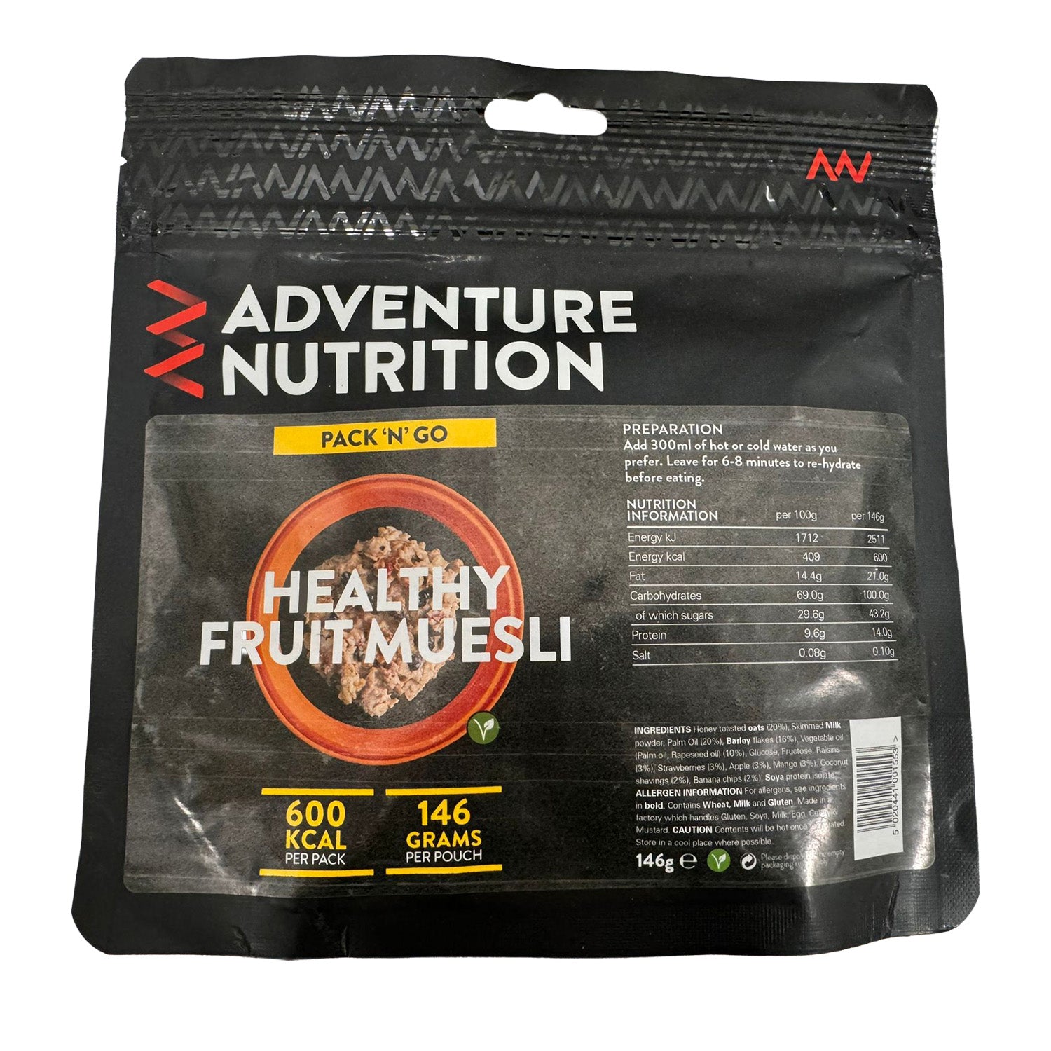 Pack 'N' Go Food Healthy Fruit Muesli - 600Kcal