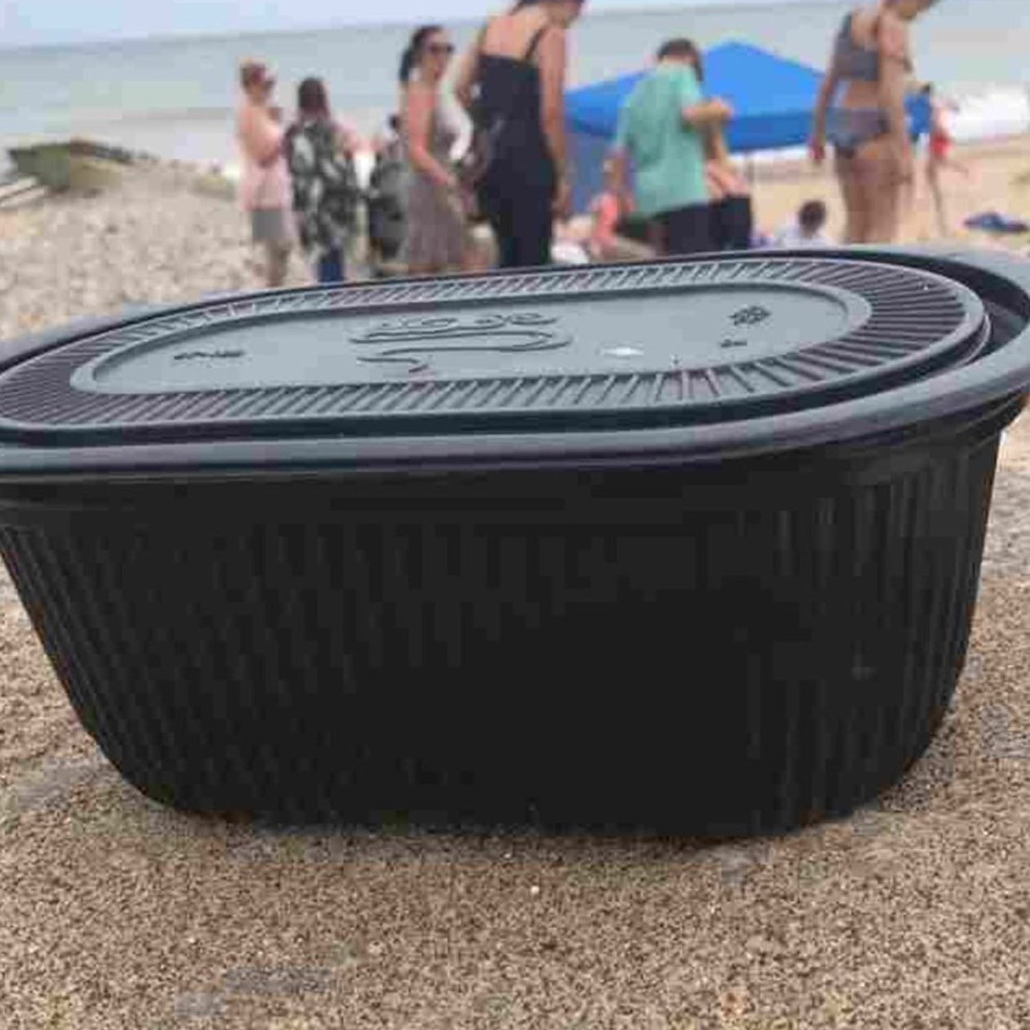 Heat2Eat Small Reusable Plastic Self-Steamers | Inc. 2 HeatStones