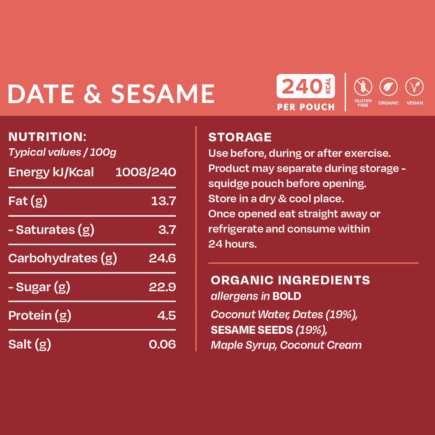 Supernatural Fuel Date & Sesame
