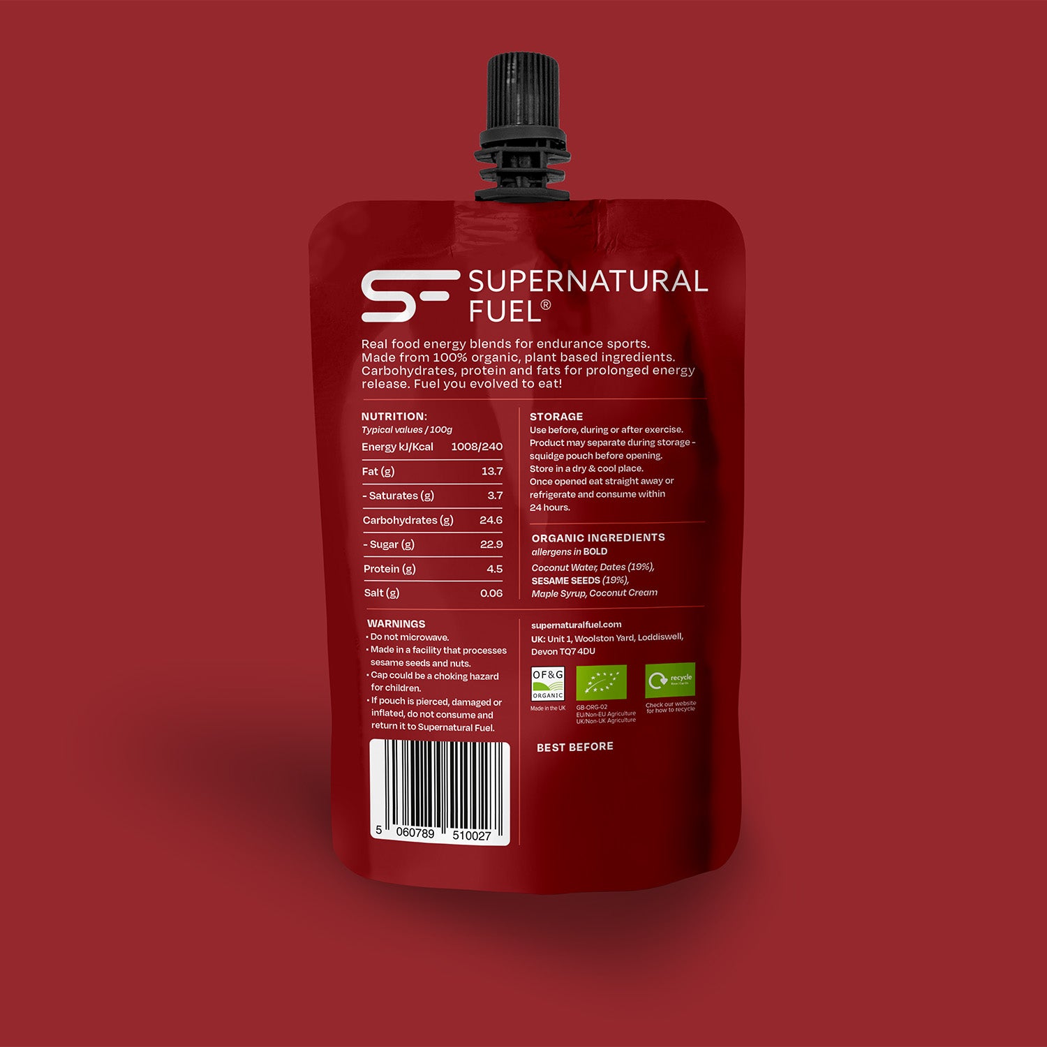 Supernatural Fuel Date & Sesame