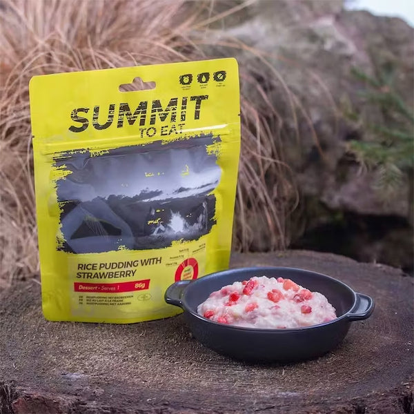 Summit to Eat Rice Pudding with Strawberries