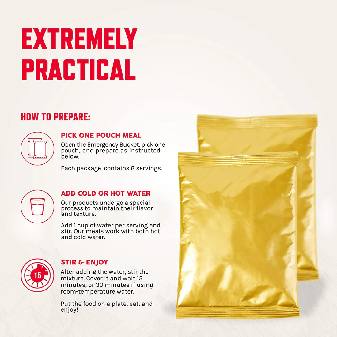 ReadyWise Freeze Dried Vegetable Bucket