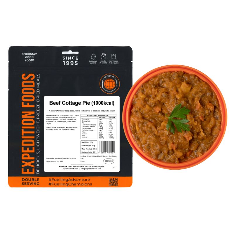 Expedition Foods Beef Cottage Pie (1000 Kcal)