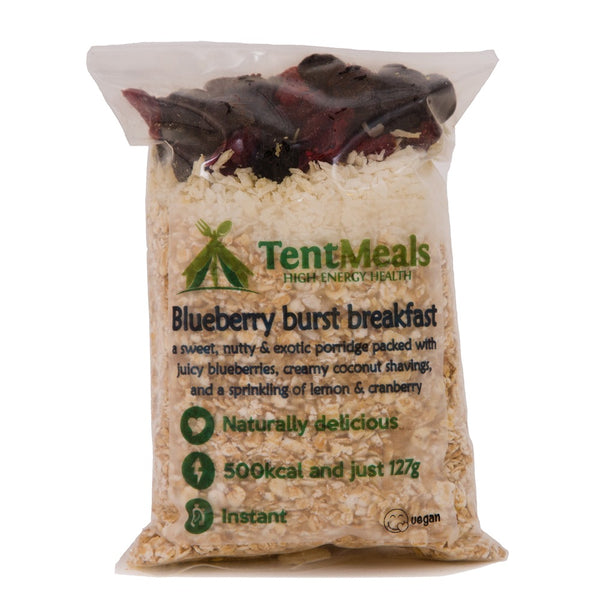 TentMeals Blueberry burst breakfast - 500 kcal
