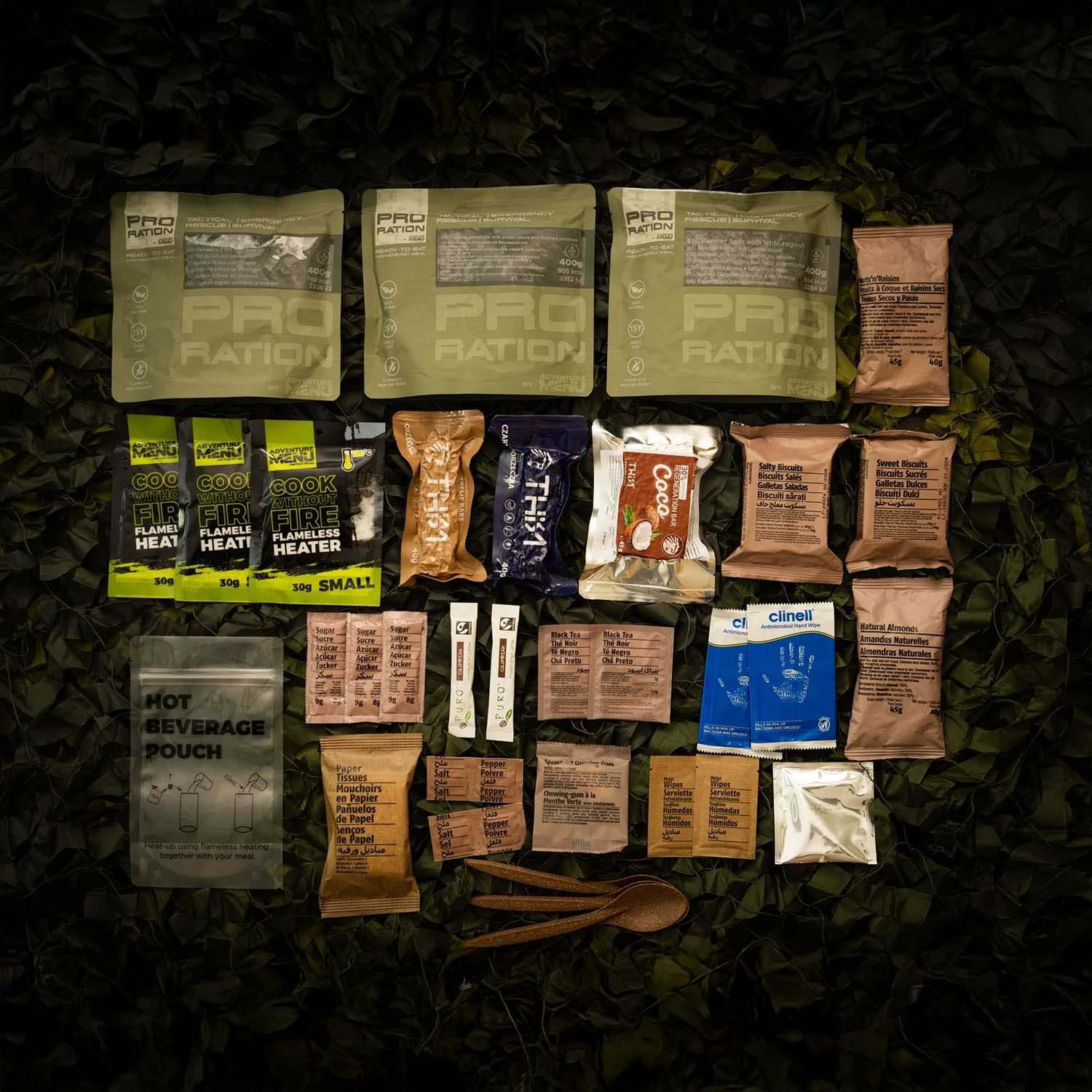 Pro Ration Ultimate Tactical Ration Full-Day Menu III