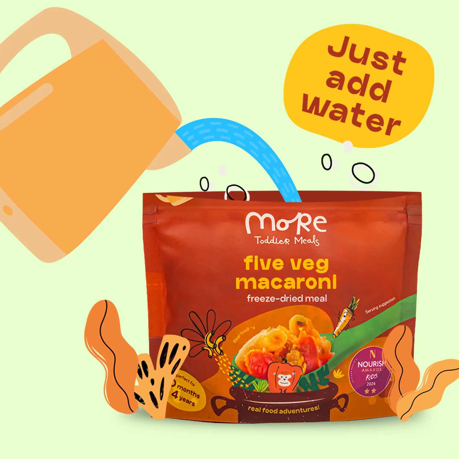 More Toddler Meals Five Veg Macaroni