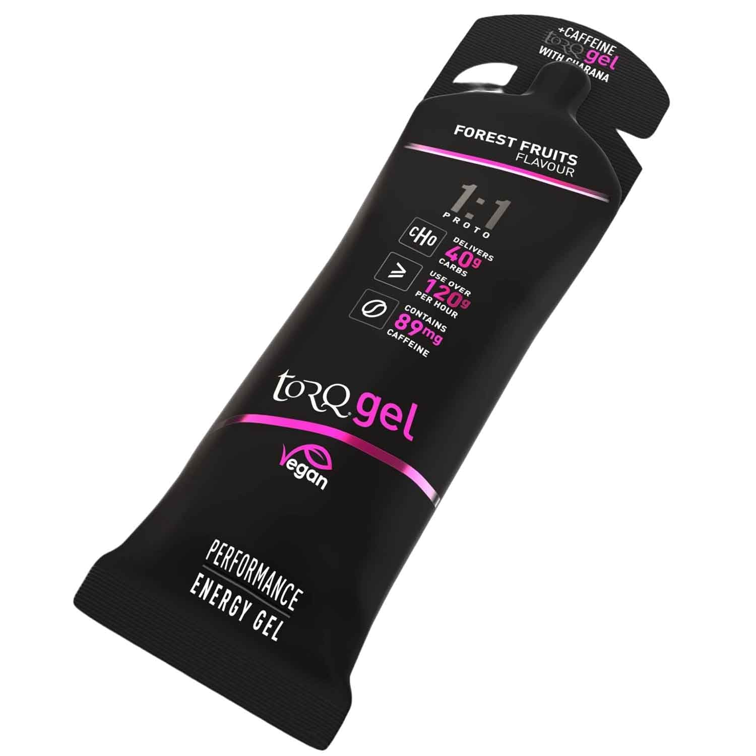 TORQ 1:1 Forest Fruits (With Guarana) Proto Gel (Box Of 12)