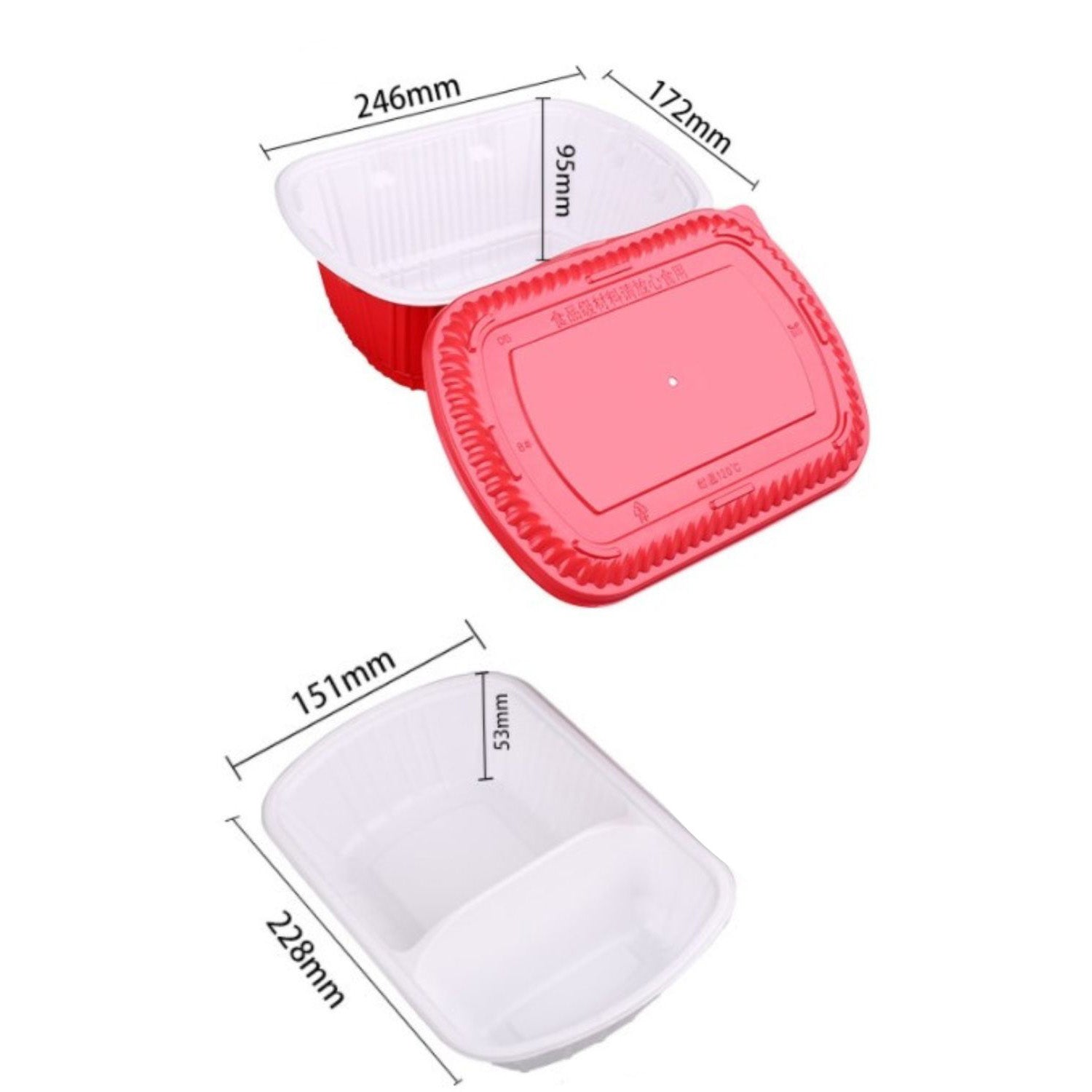 Heat2Eat Medium Reusable Plastic Self-Steamers | Inc. 2 HeatStones