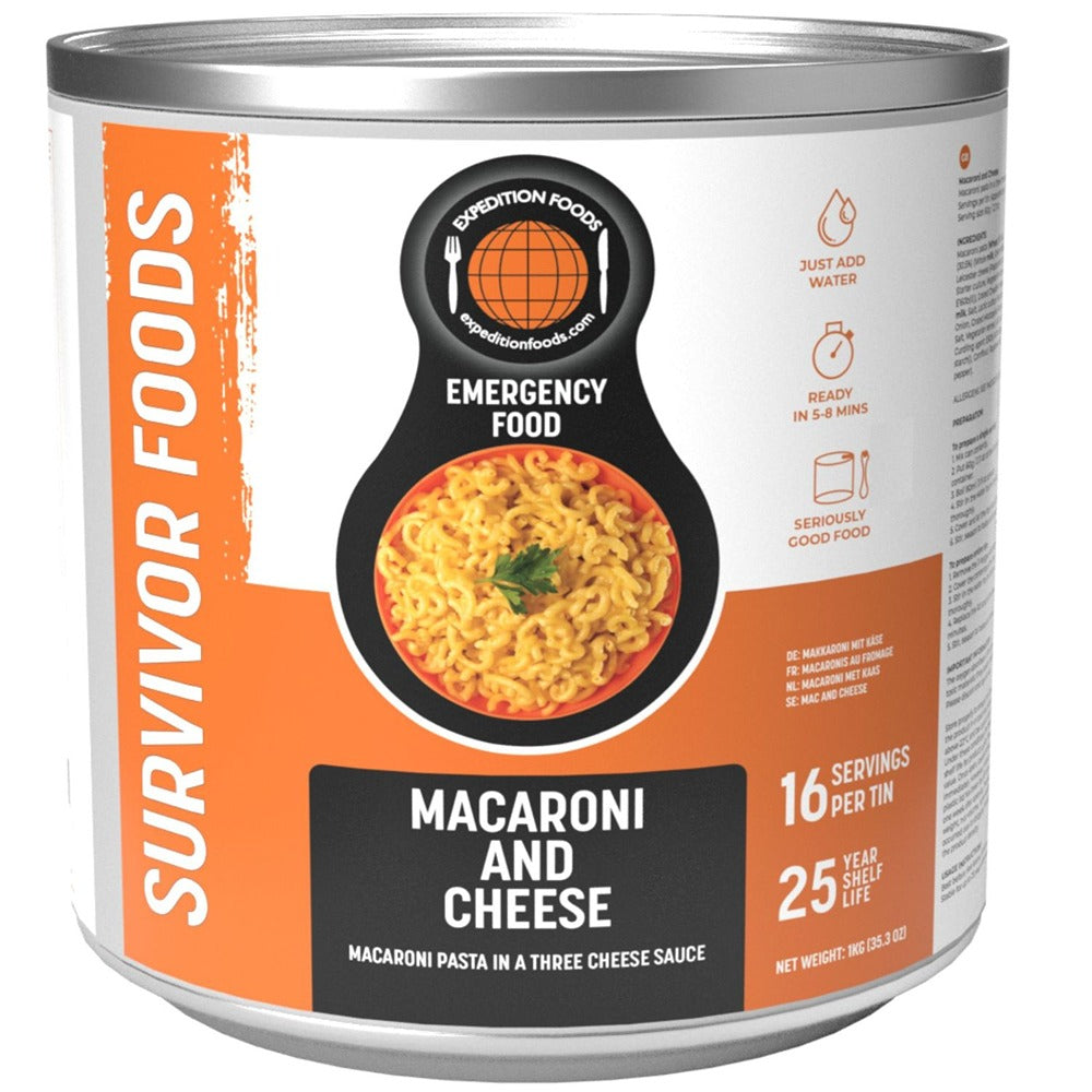 Expedition Foods Macaroni and Cheese (SURVIVOR FOODS RANGE)