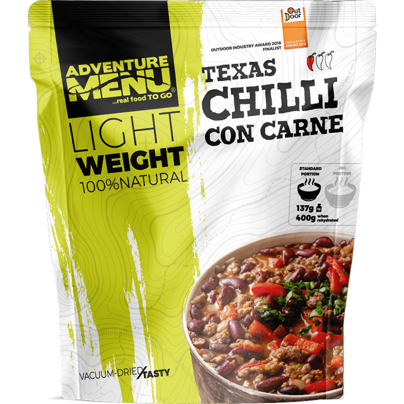 Adventure Menu Texas Chilli Con Carne