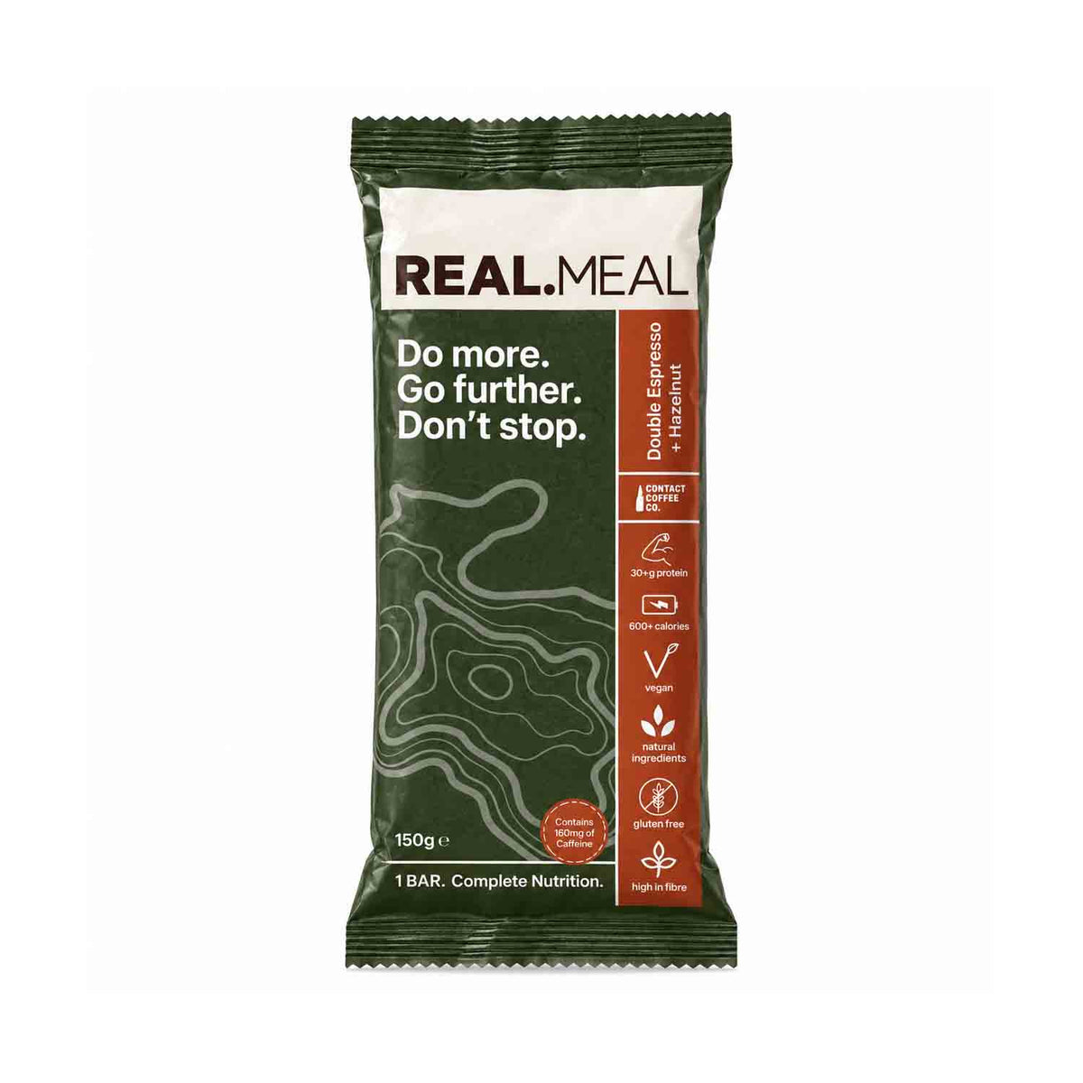 Real Meal Double Espresso & Hazelnut Bar