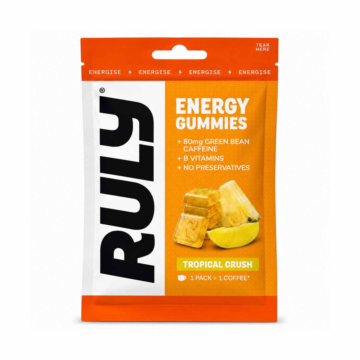 Ruly Energy Gummies (Tropical Crush)