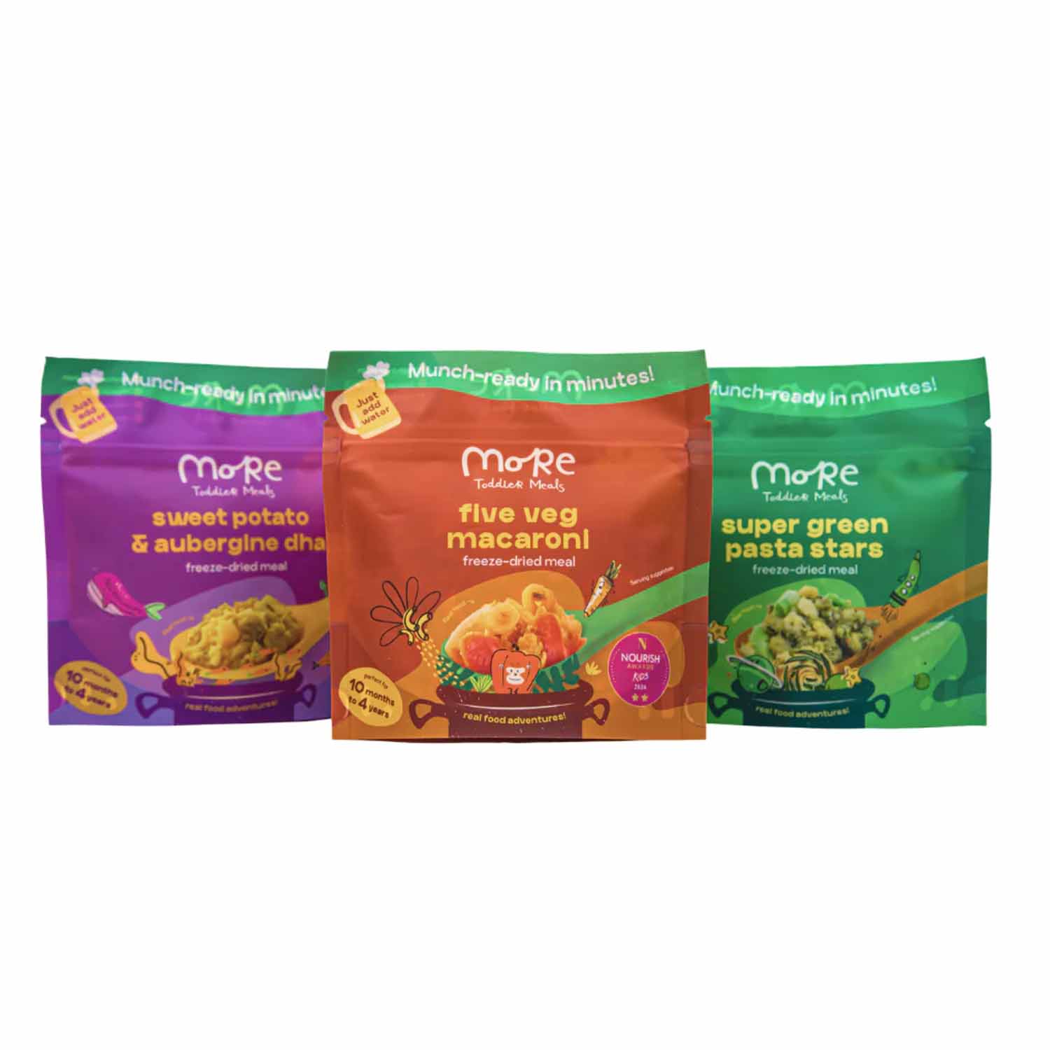 More Toddler Meals The Taste & Try Bundle - 3 Meals