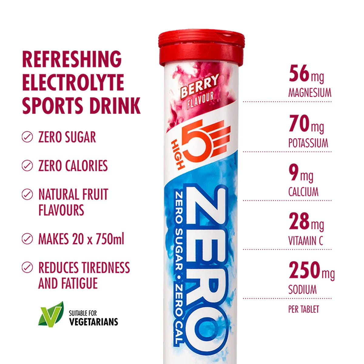 HIGH5 Zero Electrolyte Drink | Berry