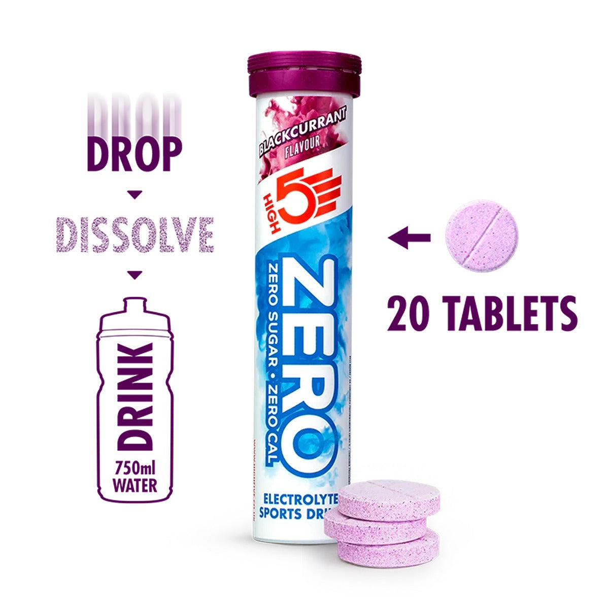 HIGH5 Zero Electrolyte Drink | Blackcurrant