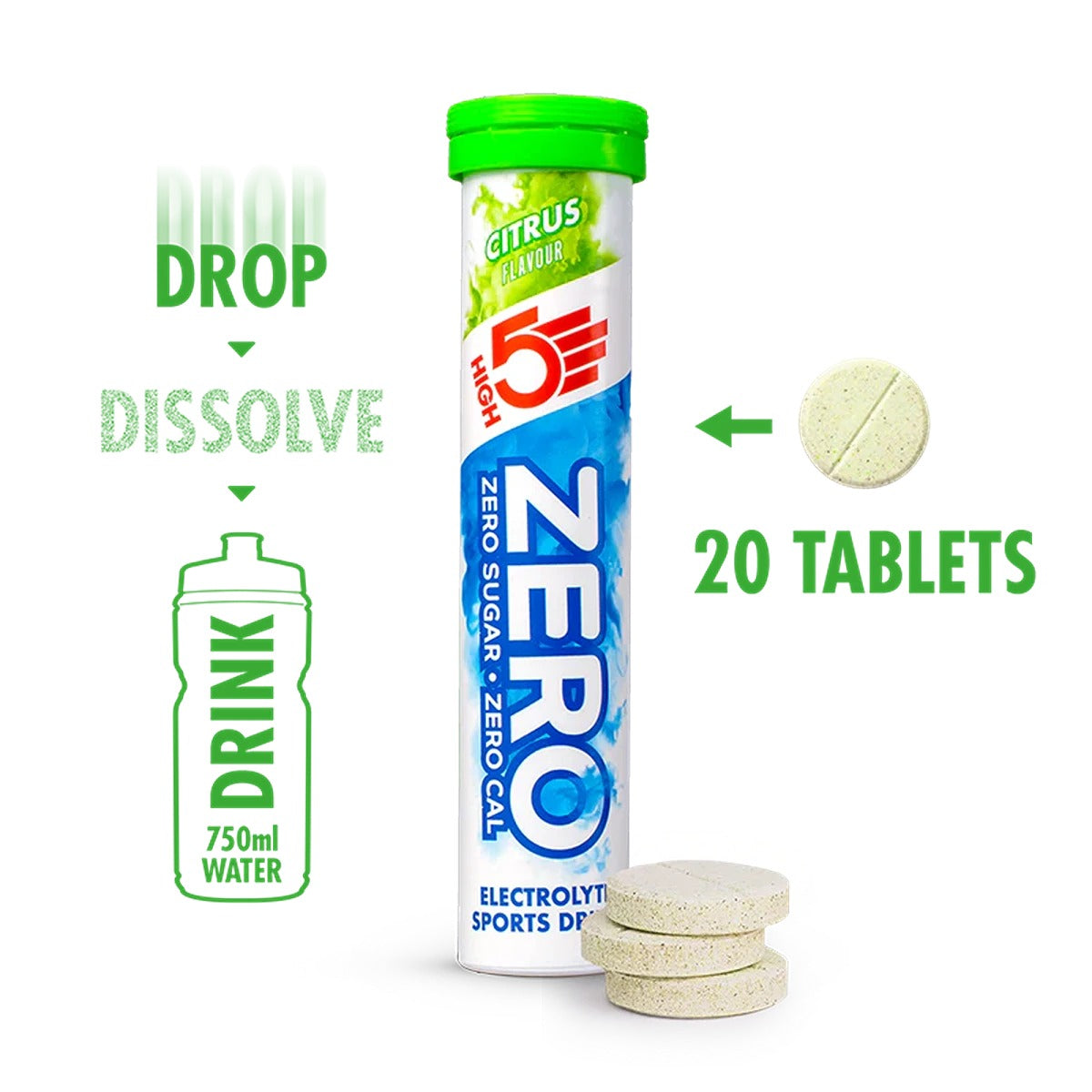 HIGH5 Zero Electrolyte Drink | Citrus