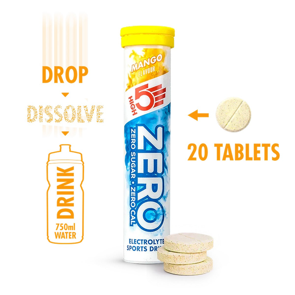 HIGH5 Zero Electrolyte Drink | Mango