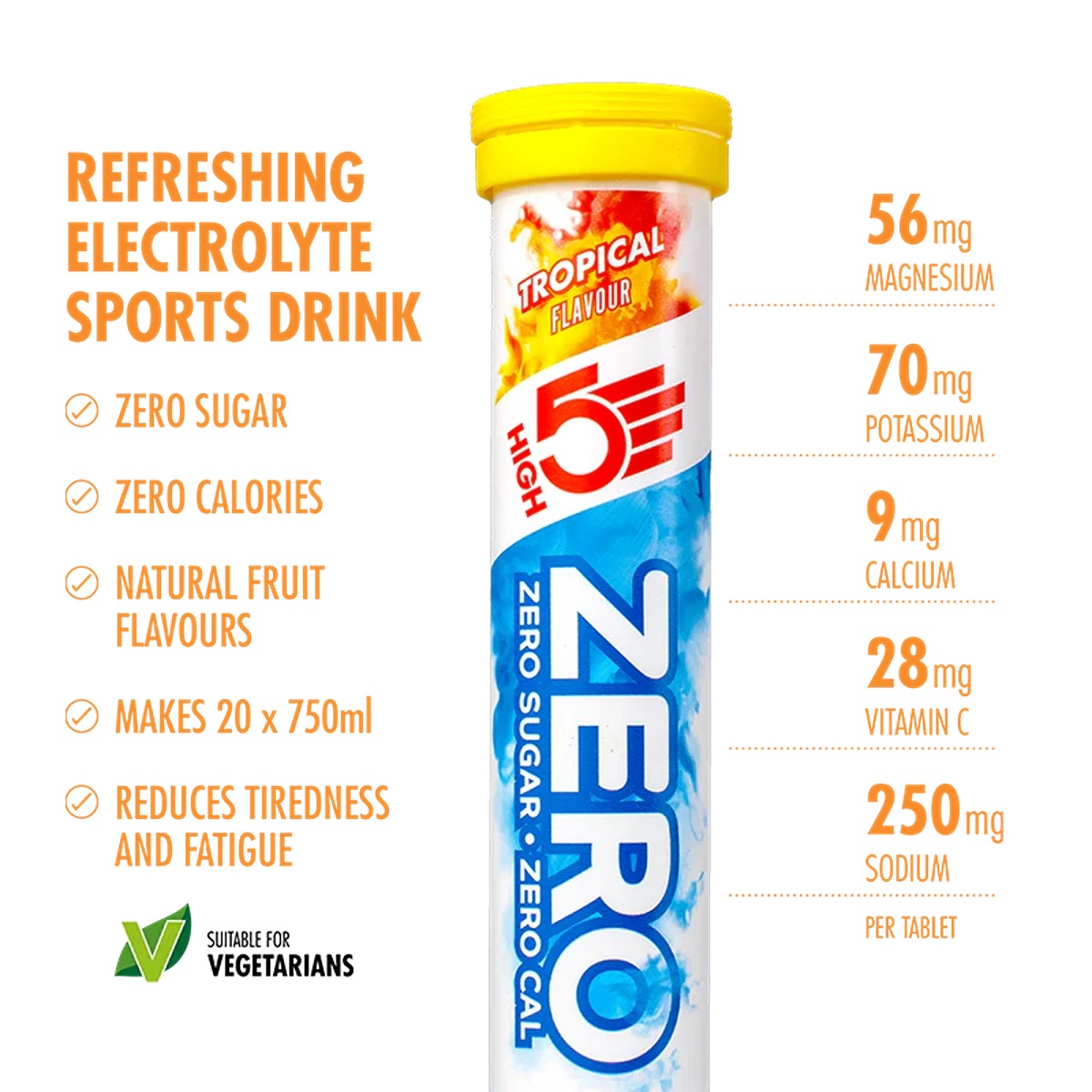 HIGH5 Zero Electrolyte Drink | Tropical
