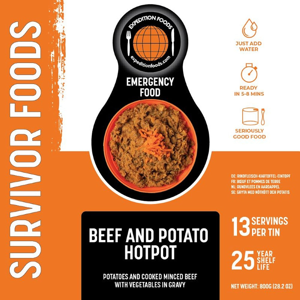 Expedition Foods Beef and Potato Hotpot (SURVIVOR FOODS RANGE)