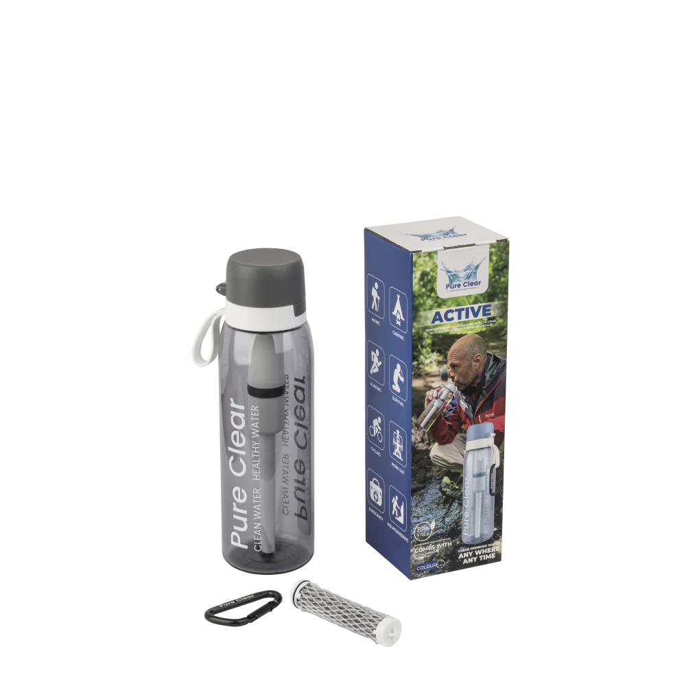 Pure Clear Active Water Filter Bottle