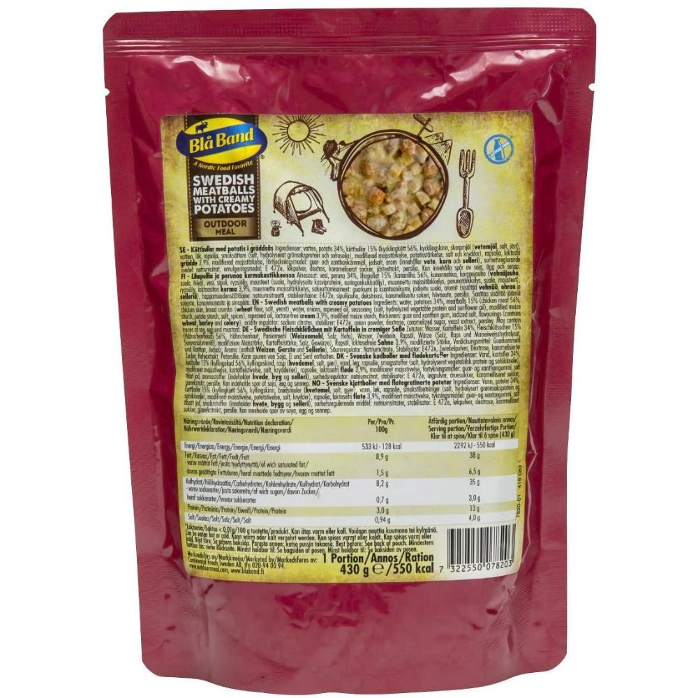 Blå Band Swedish Meatballs with Creamy Potatoes