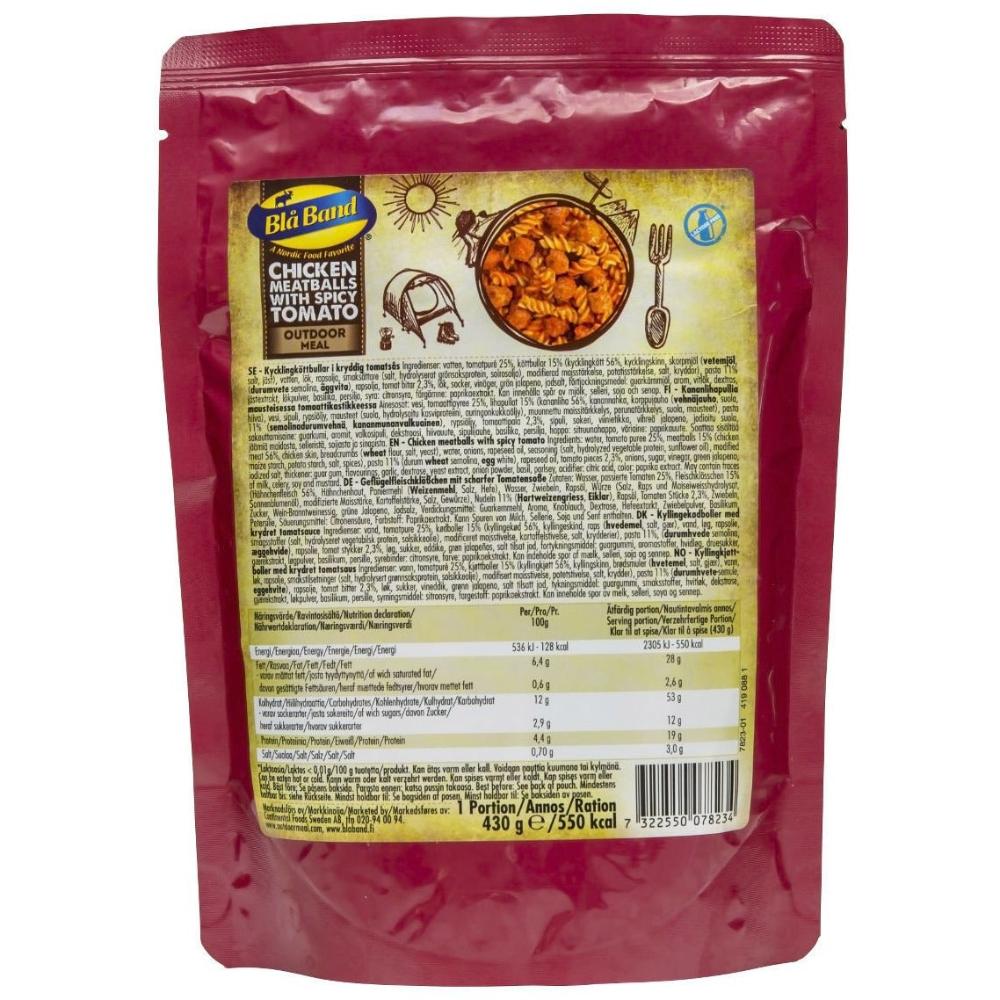 Blå Band Chicken Meatballs with Spicy Tomato