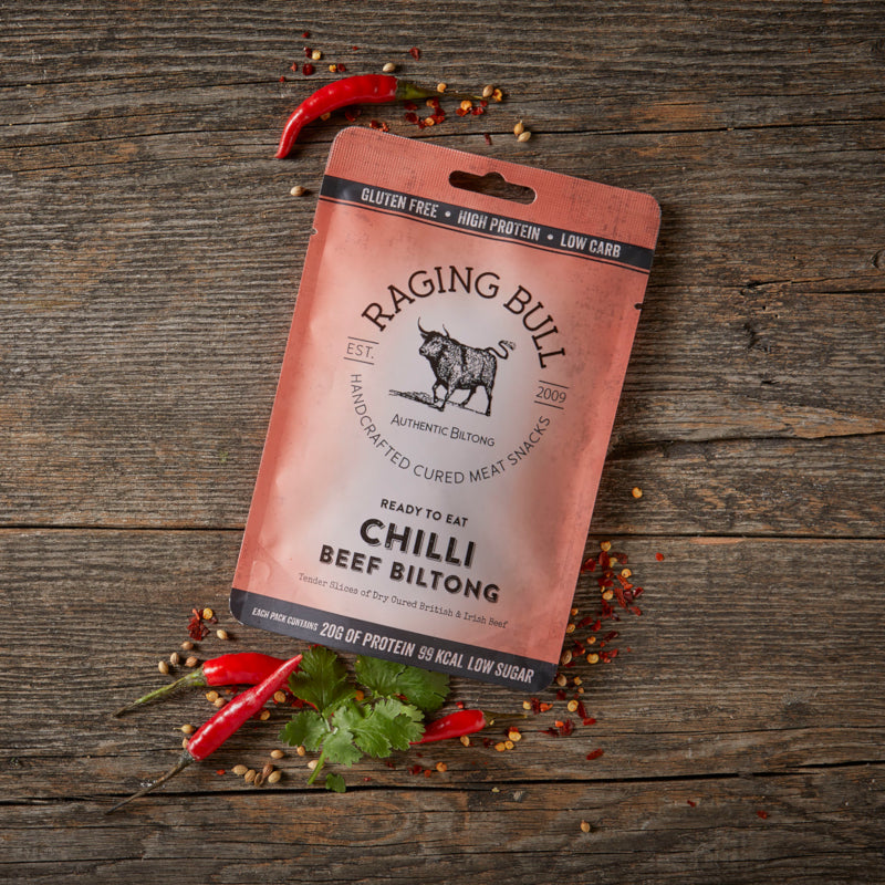 Raging Bull Chilli Beef Biltong