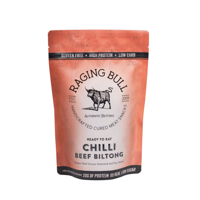 Raging Bull Beef Biltong 4 Pouches