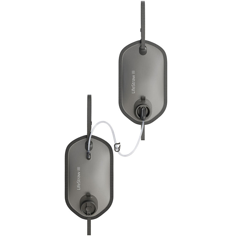 LifeStraw Peak Series Large Capacity Gravity Water Filter System with Safe Water Storage 8L + 8L