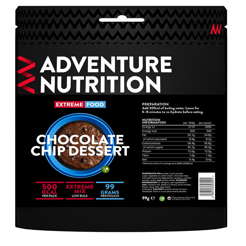 Adventure Nutrition Chocolate Chip Dessert