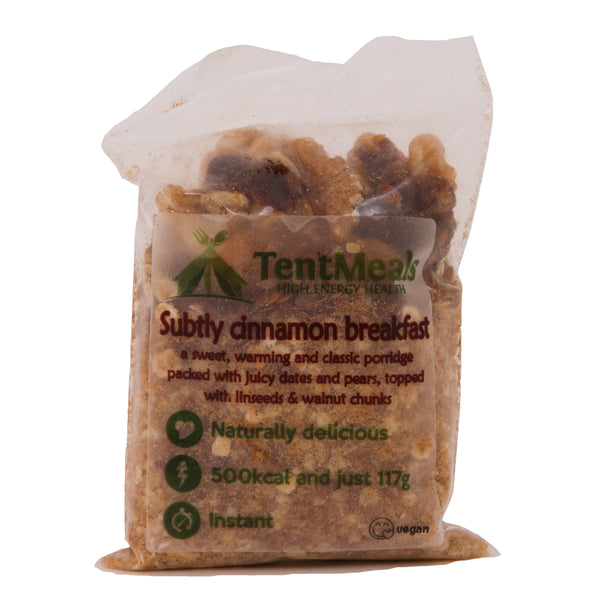 TentMeals Subtly Cinnamon breakfast - 500 kcal